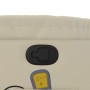 Cream Synthetic Leather Massage Recliner by , Armchairs - Ref: Foro24-374141, Price: 255,29 €, Discount: %