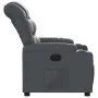Sillón reclinable de cuero sintético gris de , Sillones - Ref: Foro24-374136, Precio: 209,61 €, Descuento: %