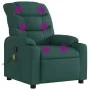 Sillón de masaje reclinable de tela verde oscuro de , Sillones - Ref: Foro24-374162, Precio: 270,33 €, Descuento: %