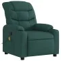 Sillón de masaje reclinable de tela verde oscuro de , Sillones - Ref: Foro24-374162, Precio: 270,33 €, Descuento: %
