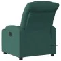 Sillón de masaje reclinable de tela verde oscuro de , Sillones - Ref: Foro24-374162, Precio: 270,33 €, Descuento: %