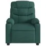 Sillón de masaje reclinable de tela verde oscuro de , Sillones - Ref: Foro24-374162, Precio: 270,33 €, Descuento: %