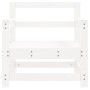 Sillones de jardín 2 unidades madera maciza pino blanco de , Sofás modulares de exterior - Ref: Foro24-825493, Precio: 110,15 €
