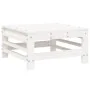 Solid pine wood garden stool by , Modular outdoor sofas - Ref: Foro24-825619, Price: 58,18 €, Discount: %