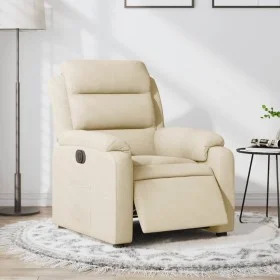 Cream Fabric Power Recliner by , Armchairs - Ref: Foro24-3204965, Price: 289,32 €, Discount: %