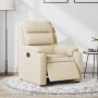 Cream Fabric Power Recliner by , Armchairs - Ref: Foro24-3204965, Price: 283,26 €, Discount: %
