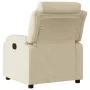 Cream Fabric Power Recliner by , Armchairs - Ref: Foro24-3204965, Price: 289,32 €, Discount: %