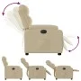Cream Fabric Power Recliner by , Armchairs - Ref: Foro24-3204965, Price: 289,32 €, Discount: %
