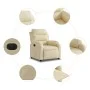 Cream Fabric Power Recliner by , Armchairs - Ref: Foro24-3204965, Price: 289,32 €, Discount: %