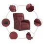 Elektrischer Liegesessel aus rotem Kunstleder von , Sessel - Ref: Foro24-3205140, Preis: 295,42 €, Rabatt: %