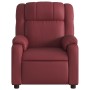 Red Faux Leather Electric Recliner by , Armchairs - Ref: Foro24-3205140, Price: 255,27 €, Discount: %