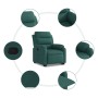 Sillón reclinable elevable tela verde oscuro de , Sillones - Ref: Foro24-3204986, Precio: 303,30 €, Descuento: %