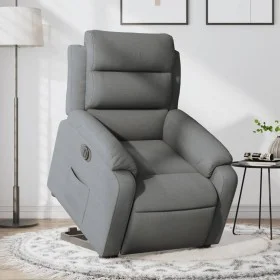 Sillón eléctrico reclinable elevable de tela gris oscuro de , Sillones - Ref: Foro24-3205005, Precio: 333,88 €, Descuento: %