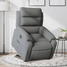 Sillón eléctrico reclinable elevable de tela gris oscuro de , Sillones - Ref: Foro24-3205005, Precio: 312,60 €, Descuento: %