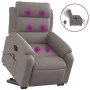 Anhebbarer elektrischer Massagesessel mit taupefarbenem Stoff von , Sessel - Ref: Foro24-3205024, Preis: 387,76 €, Rabatt: %