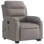 Liftable reclining electric massage chair taupe fabric by , Armchairs - Ref: Foro24-3205024, Price: 388,01 €, Discount: %