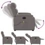 Anhebbarer elektrischer Massagesessel mit taupefarbenem Stoff von , Sessel - Ref: Foro24-3205024, Preis: 360,98 €, Rabatt: %
