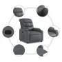 Gray Faux Leather Power Recliner by , Armchairs - Ref: Foro24-3206588, Price: 258,35 €, Discount: %