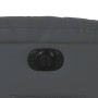Sillón reclinable eléctrico de cuero sintético gris