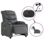 Grauer elektrisch verstellbarer Massagesessel aus Kunstleder von , Sessel - Ref: Foro24-3206595, Preis: 277,25 €, Rabatt: %