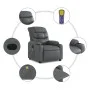 Grauer elektrisch verstellbarer Massagesessel aus Kunstleder von , Sessel - Ref: Foro24-3206595, Preis: 277,25 €, Rabatt: %