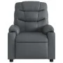 Grauer elektrisch verstellbarer Massagesessel aus Kunstleder von , Sessel - Ref: Foro24-3206595, Preis: 277,25 €, Rabatt: %
