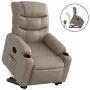 Cappuccino-colored artificial leather liftable recliner chair by , Armchairs - Ref: Foro24-3206605, Price: 298,24 €, Discount: %