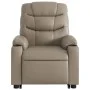 Cappuccino-colored artificial leather liftable recliner chair by , Armchairs - Ref: Foro24-3206605, Price: 298,24 €, Discount: %