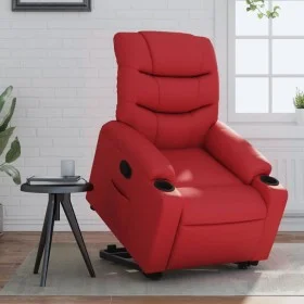 Red artificial leather electric lift chair by , Armchairs - Ref: Foro24-3206618, Price: 358,54 €, Discount: %