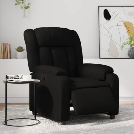 Sillón reclinable eléctrico de cuero sintético negro de , Sillones - Ref: Foro24-3205250, Precio: 271,27 €, Descuento: %