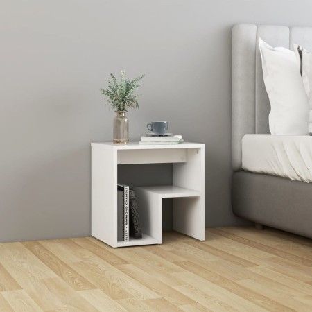Weißer Nachttisch aus Sperrholz, 40 x 30 x 40 cm von vidaXL, Nachttische - Ref: Foro24-806328, Preis: 32,57 €, Rabatt: %