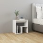 Weißer Nachttisch aus Sperrholz, 40 x 30 x 40 cm von vidaXL, Nachttische - Ref: Foro24-806328, Preis: 32,57 €, Rabatt: %