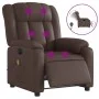 Sillón de masaje reclinable eléctrico cuero sintético marrón de , Sillones - Ref: Foro24-3205259, Precio: 314,36 €, Descuento: %