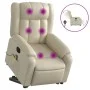 Elektrischer Hebe-Massagesessel aus cremefarbenem Kunstleder von , Sessel - Ref: Foro24-3205286, Preis: 369,74 €, Rabatt: %