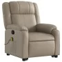 Cappuccino-colored artificial leather foot massage recliner by , Armchairs - Ref: Foro24-3205163, Price: 344,25 €, Discount: %