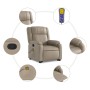 Cappuccino-Fußmassagesessel aus Kunstleder von , Sessel - Ref: Foro24-3205163, Preis: 316,06 €, Rabatt: %