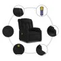 Schwarzer Fußmassagesessel aus Kunstleder von , Sessel - Ref: Foro24-3205271, Preis: 309,22 €, Rabatt: %