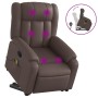 Sillón reclinable de masaje de pie de cuero sintético marrón de , Sillones - Ref: Foro24-3205273, Precio: 328,26 €
