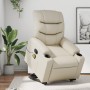 Cremefarbener Fußmassagesessel aus Kunstleder von , Sessel - Ref: Foro24-3206607, Preis: 315,02 €, Rabatt: %