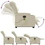 Cremefarbener Fußmassagesessel aus Kunstleder von , Sessel - Ref: Foro24-3206607, Preis: 334,66 €, Rabatt: %