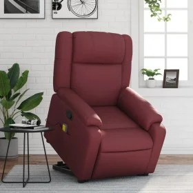 Red Artificial Leather Foot Massage Recliner Chair by , Armchairs - Ref: Foro24-3205161, Price: 305,72 €, Discount: %