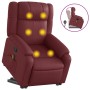 Fußmassage-Liegestuhl aus rotem Kunstleder von , Sessel - Ref: Foro24-3205161, Preis: 289,46 €, Rabatt: %