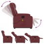 Fußmassage-Liegestuhl aus rotem Kunstleder von , Sessel - Ref: Foro24-3205161, Preis: 289,46 €, Rabatt: %
