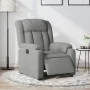 Sillón reclinable eléctrico tela gris claro de , Sillones - Ref: Foro24-3205292, Precio: 282,20 €, Descuento: %