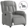Sillón reclinable eléctrico tela gris claro de , Sillones - Ref: Foro24-3205292, Precio: 282,20 €, Descuento: %