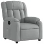 Sillón reclinable eléctrico tela gris claro de , Sillones - Ref: Foro24-3205292, Precio: 282,20 €, Descuento: %
