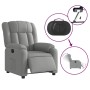 Electric recliner light gray fabric by , Armchairs - Ref: Foro24-3205292, Price: 271,34 €, Discount: %