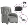 Elektrischer Liegesessel aus hellgrauem Stoff von , Sessel - Ref: Foro24-3205292, Preis: 283,21 €, Rabatt: %