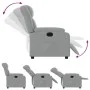 Sillón reclinable eléctrico tela gris claro de , Sillones - Ref: Foro24-3205292, Precio: 282,20 €, Descuento: %