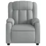 Sillón reclinable eléctrico tela gris claro de , Sillones - Ref: Foro24-3205292, Precio: 282,20 €, Descuento: %